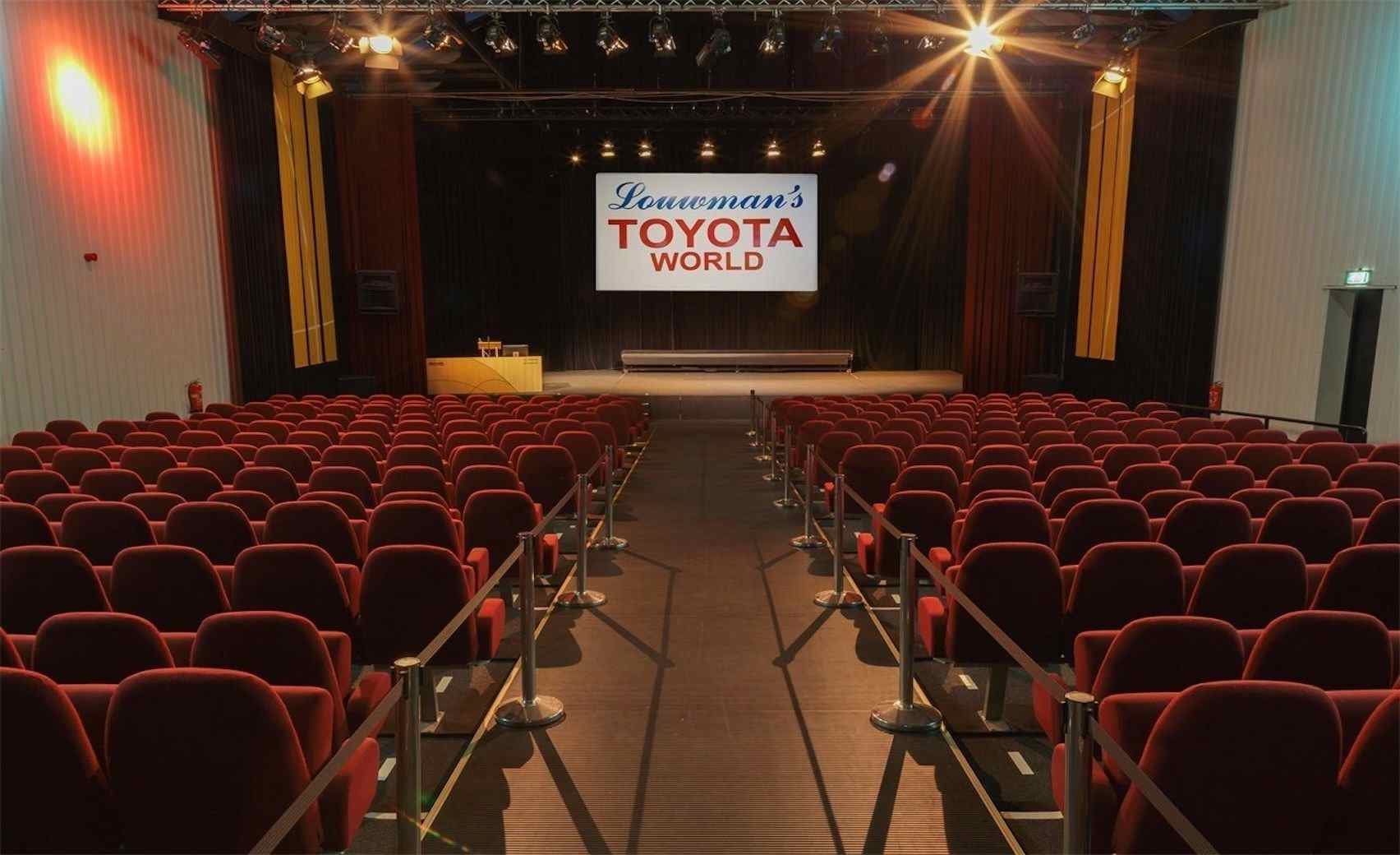 Book Auditorium at Toyota World. A Raamsdonksveer Venue for Hire HeadBox