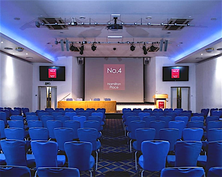 Bill Boeing Room **The Bill Boeing Room at No.4 Hamilton Place is a modern conference room for hire in Mayfair.**
The room and foyer are versatile Spaces used with the Bill Boeing Room for registration, catering, a