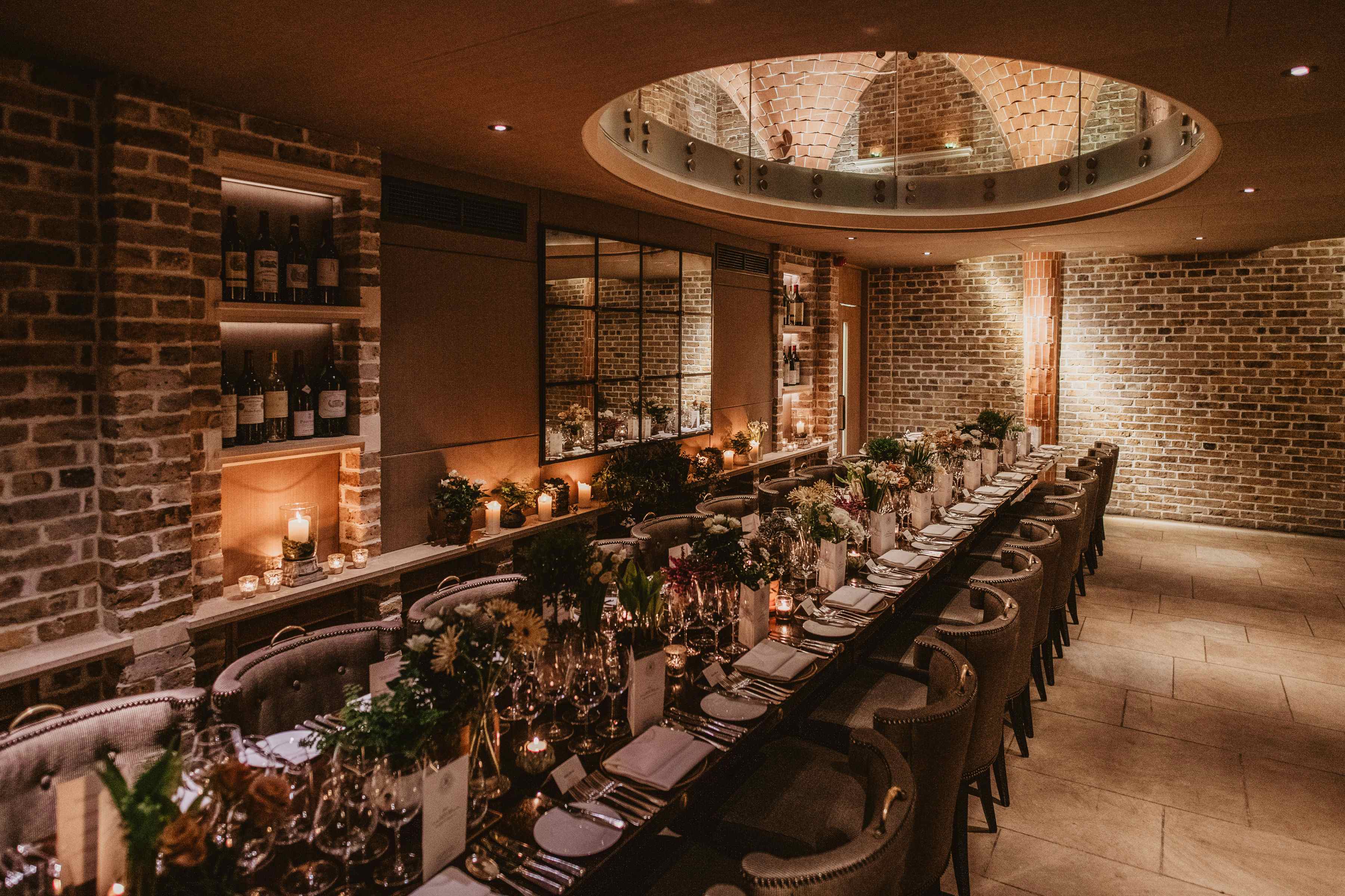 The Sussex Cellar A stylish St James' private dining room to Hire