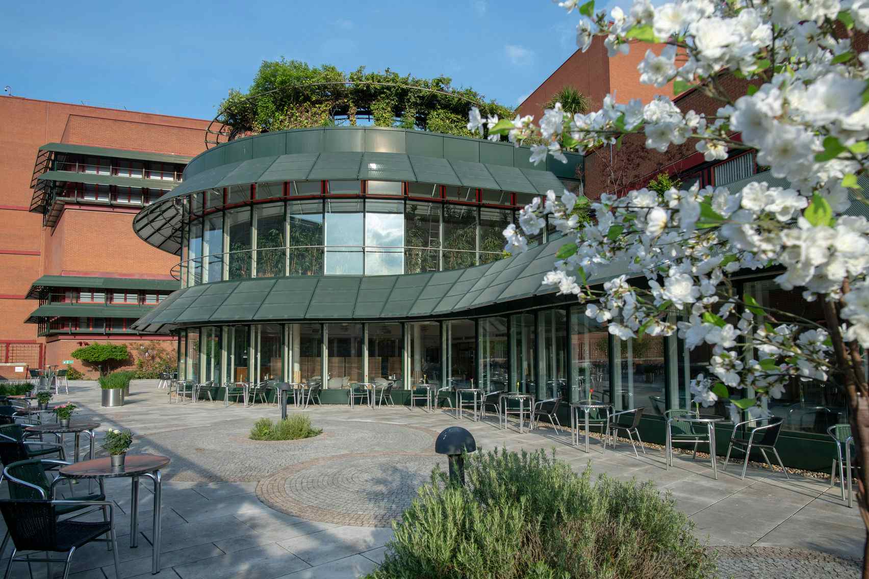 Book Terrace Restaurant and Outdoor Terrace at British Library. A
