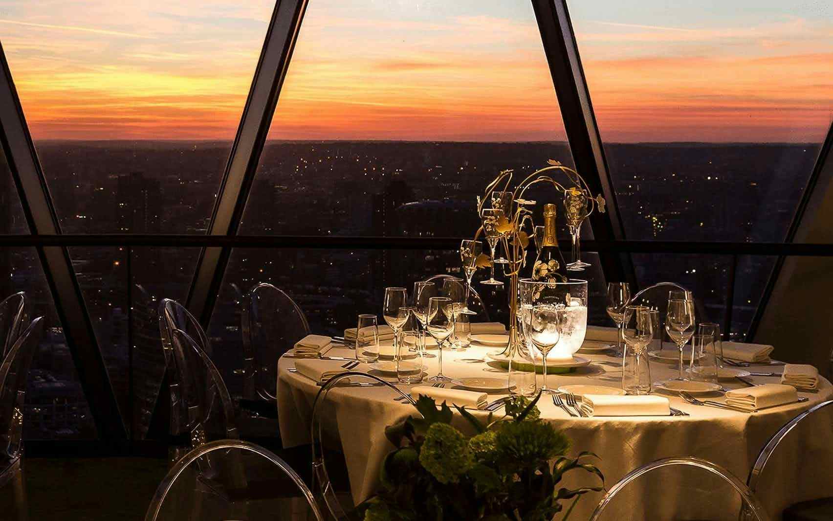 Christmas at The Gherkin, Searcys at the Gherkin