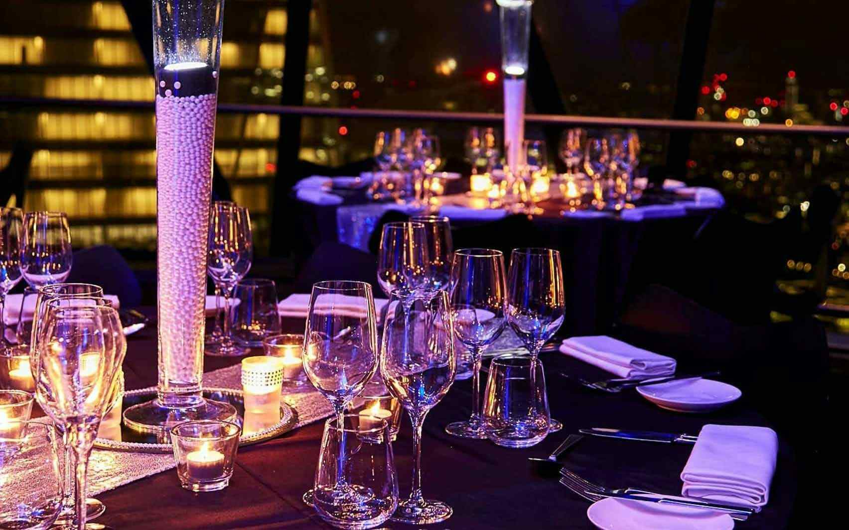 Christmas Private Dining at The Gherkin, Searcys at The Gherkin