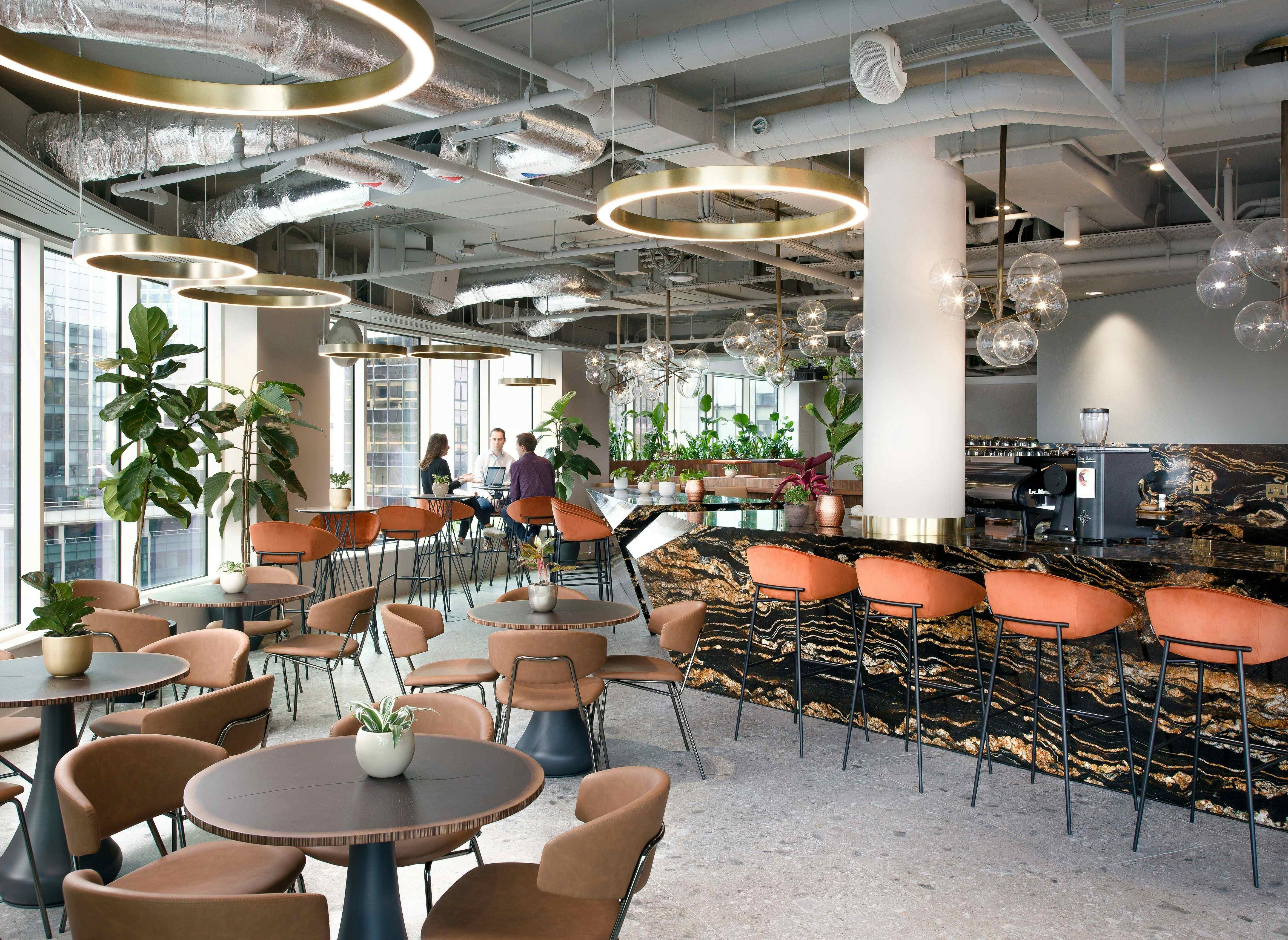 Book Cafe Lounge at Liverpool Street. A London Venue for Hire